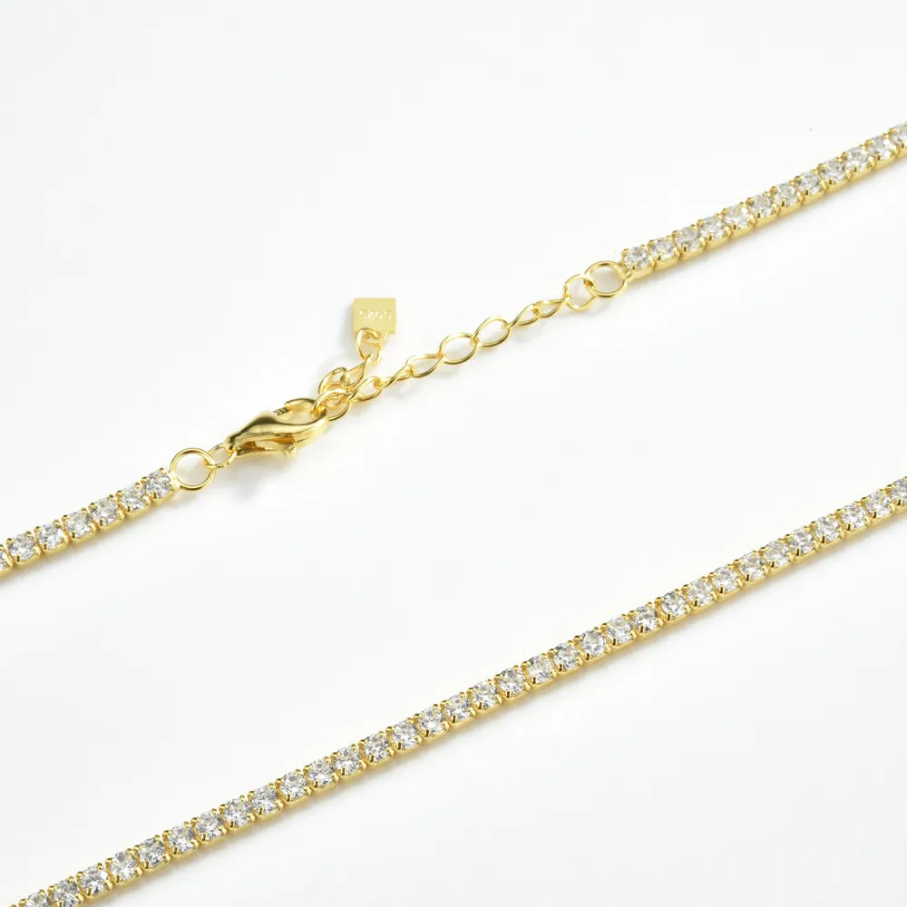 2mm Tennis Chain Necklace Vow Jewelry