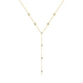 Beaded Charm Lariat Necklace Vow Jewelry