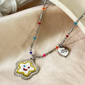 Beaded Rainbow Star Necklace Vow Jewelry