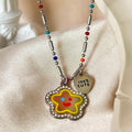 Beaded Rainbow Star Necklace Vow Jewelry