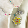 Beaded Rainbow Star Necklace Vow Jewelry