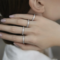 Sterling Channel Ring | Channel Ring Silver | Vow Jewelry