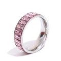 Colorful Emerald Cut Rings Vow Jewelry