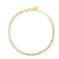 Crystal White Chain Necklace & Bracelet Vow Jewelry