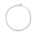 Crystal White Chain Necklace & Bracelet Vow Jewelry