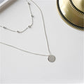 Double Chain Pendant Necklace Vow Jewelry