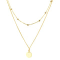 Double Chain Pendant Necklace Vow Jewelry