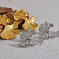 Ginkgo Leaf Earrings Vow Jewelry