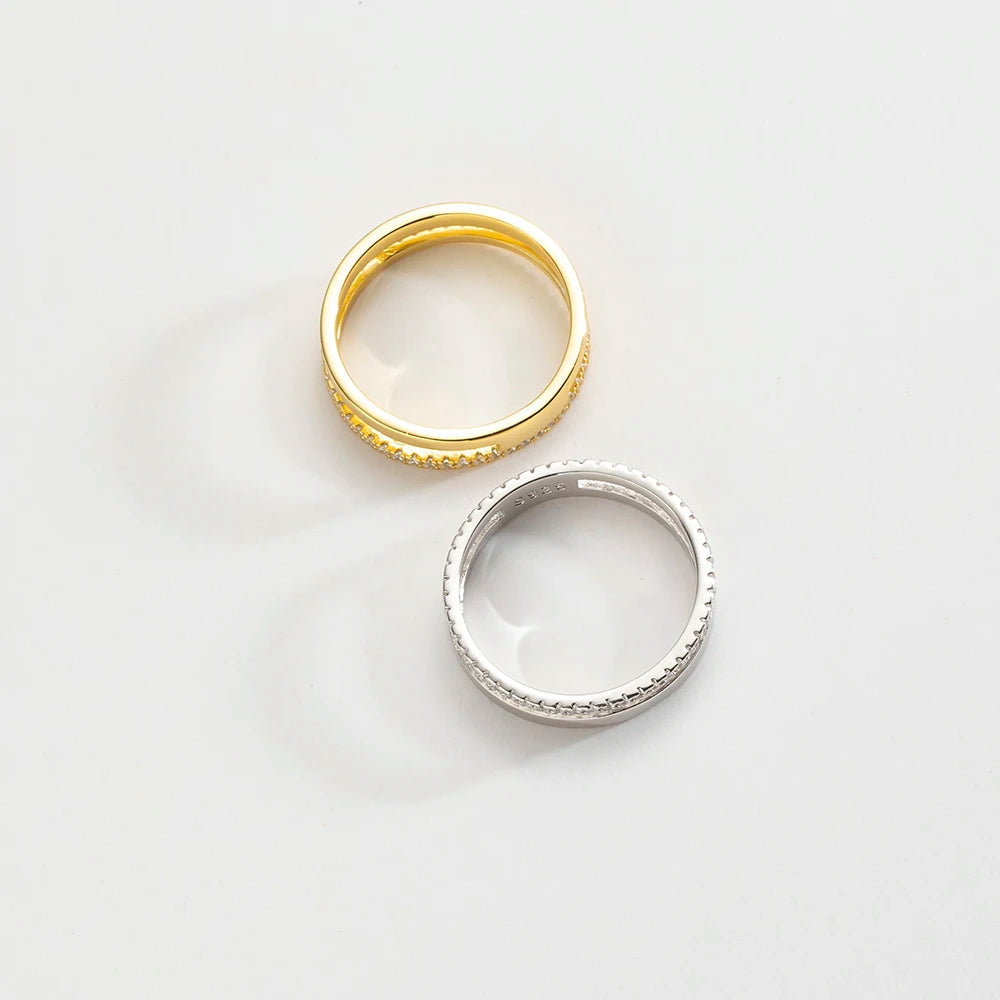 Interlocked Channel Ring Vow Jewelry