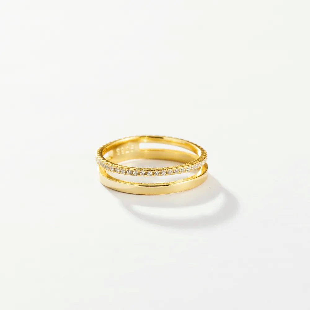 Interlocked Channel Ring Vow Jewelry