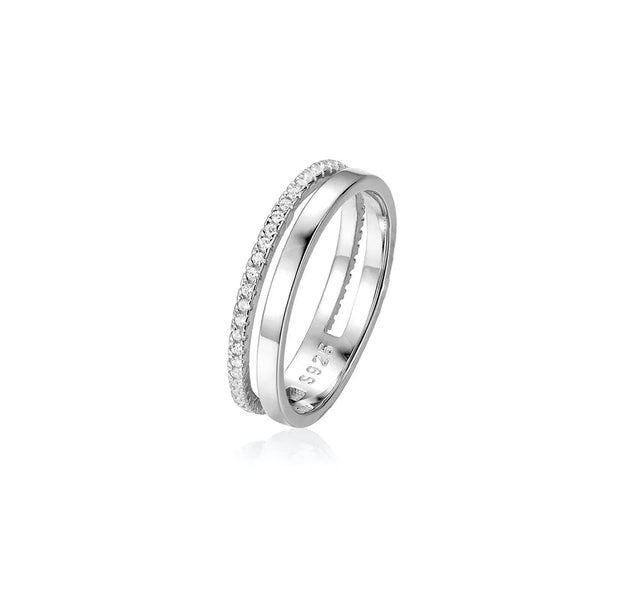 Interlocked Channel Ring Vow Jewelry