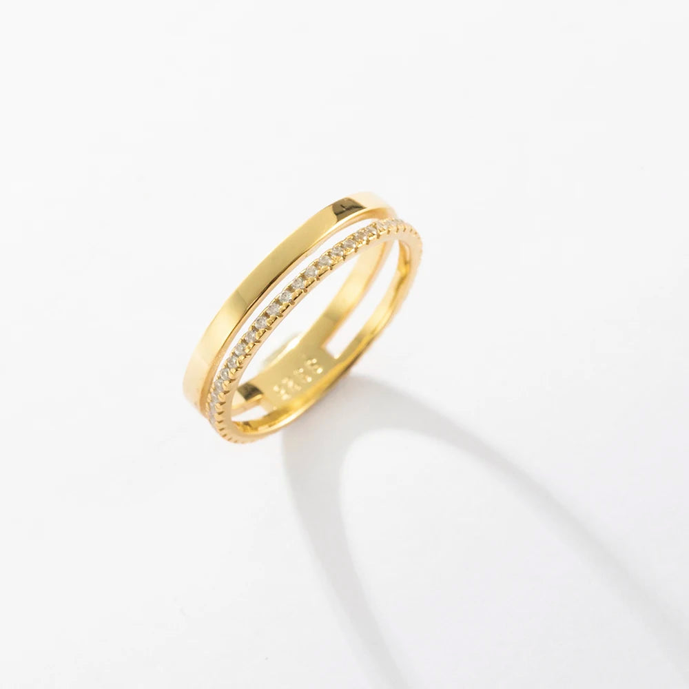 Interlocked Channel Ring Vow Jewelry