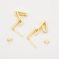 Long Paperclip Diamond Earrings Vow Jewelry