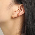 Oval Shaped Earcuffs Vow Jewelry