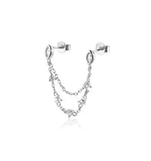 Ovals Chain Earrings Vow Jewelry