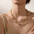 Pearl Chain Necklace & Bracelets Vow Jewelry