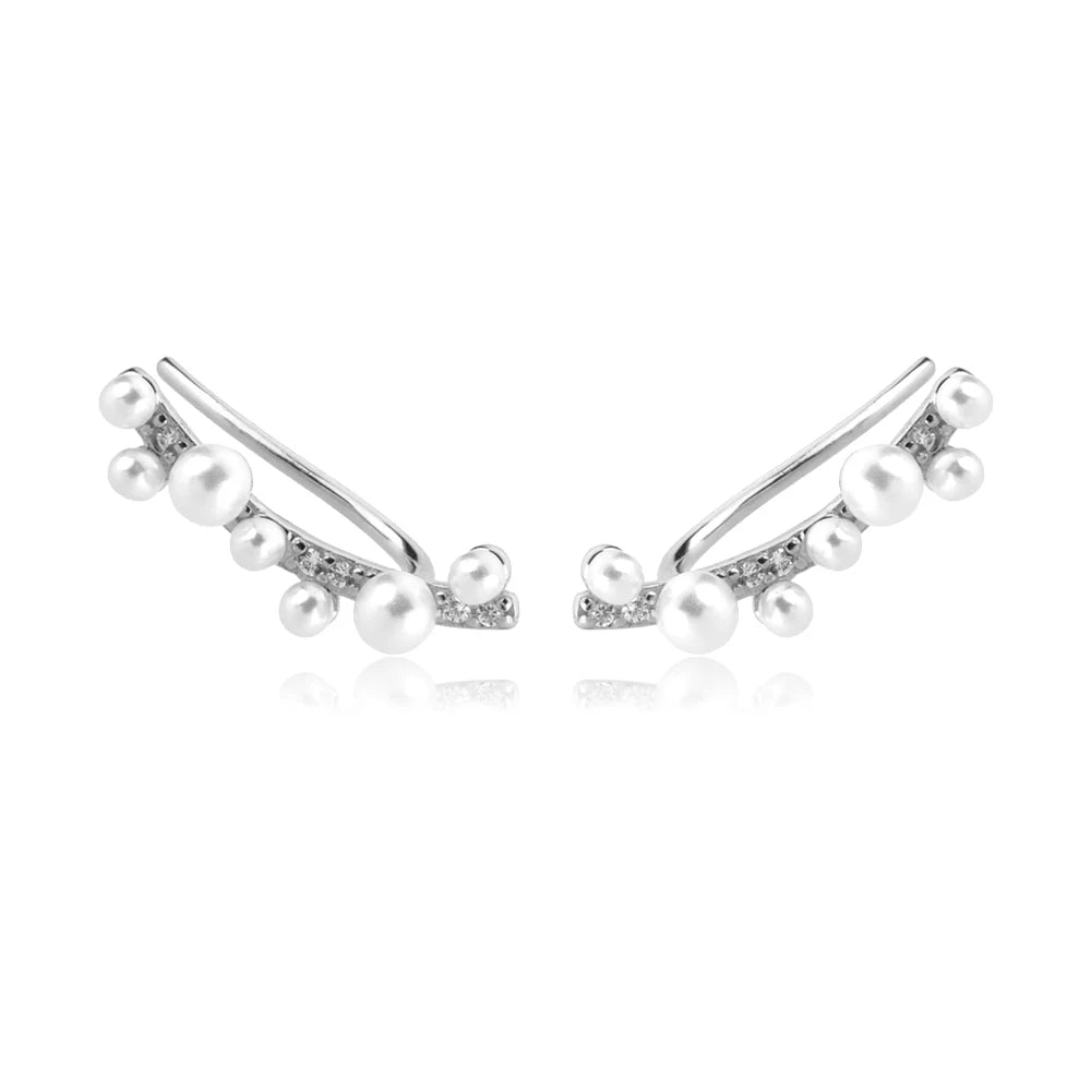 Pearl Climber Ear Bar Vow Jewelry