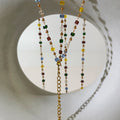 Rainbow Beaded Multi Necklace Vow Jewelry