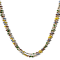 Rainbow Beaded Multi Necklace Vow Jewelry