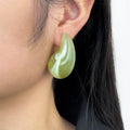 Resin Multicolor Waterdrop  Earrings Vow Jewelry