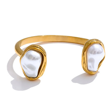 Baroque Pearl Cuff Bracelet