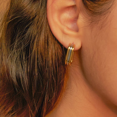 Three Layered Earrings