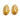 Gold Detailed Oyster Earrings