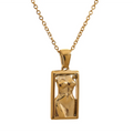 Square Body Pendant Necklace & Earrings Vow Jewelry