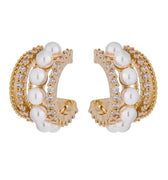 Stylish Statement Pearl Earrings 