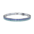 Turquoise Double Row Tennis Bracelet 