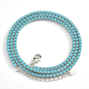 Turquoise Tennis Necklace 