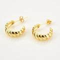 Twist Hoop Earrings 